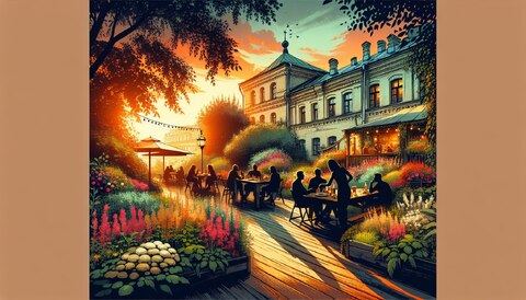Cozy Garden Dining: Moscow's Hidden Gems