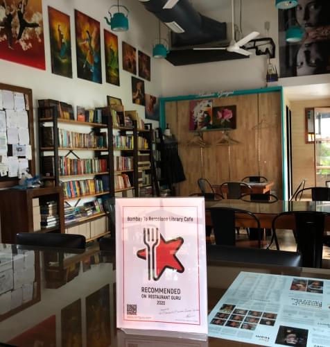 Bombay To Barcelona Library Cafe award