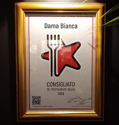 Dama Bianca Bistrot award