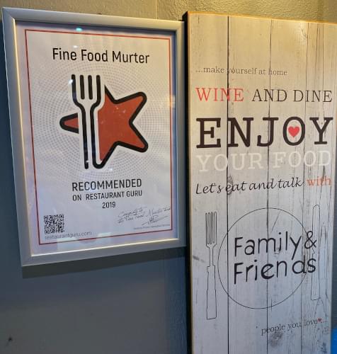 Fine Food Murter award