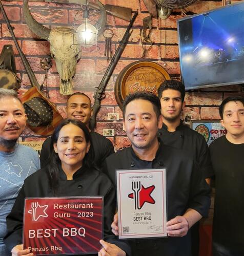Panzas Bbq award