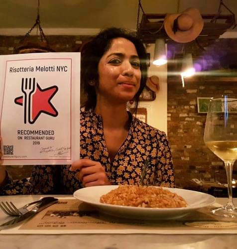 Risotteria Melotti NYC award